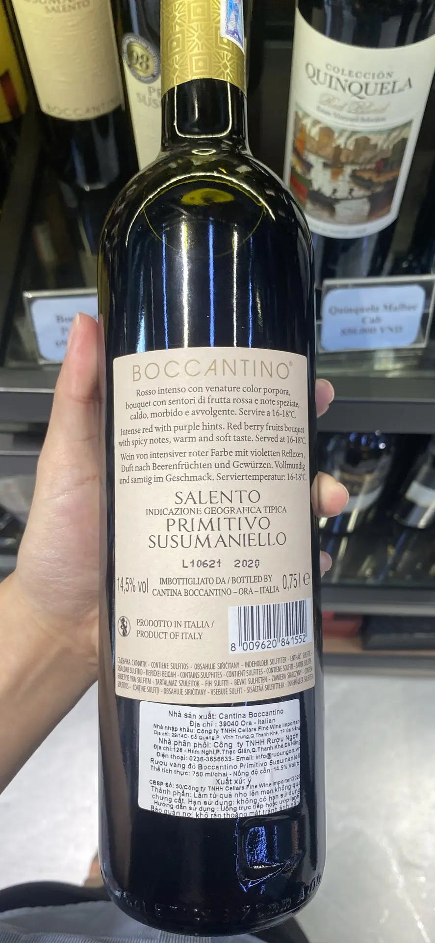 Boccantino Primitivo Susumaniello